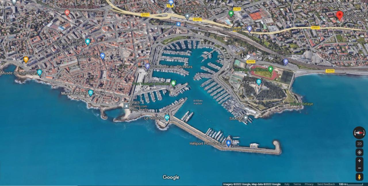 Antibes Secured Parc Velusine With Private Parking, Terrace, Pools And Tennis Courts. المظهر الخارجي الصورة